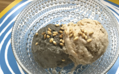 【レシピ】炒り玄米のバニラアイス